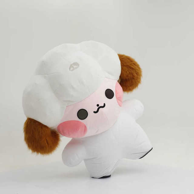White Sheep Inflatable Costume Adult Unisex White Sheep Mascot for Easter/Halloween,Big Mascot,Happy Sky Inflatable Sheep Costume Adult Unisex White Sheep Mascot for Easter/Halloween