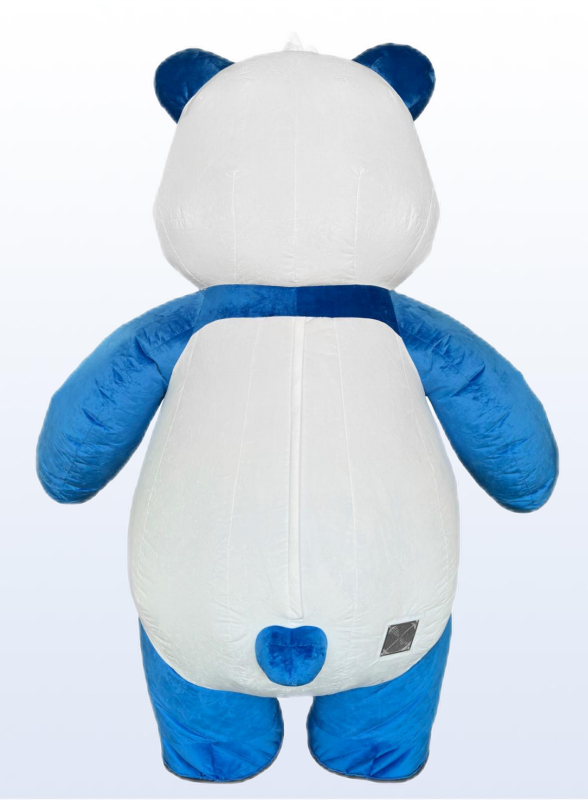 High Quality Blue Inflatable Panda Plush Mascot Costume for Adults-Unisex for Carnival/Party Easter/Halloween