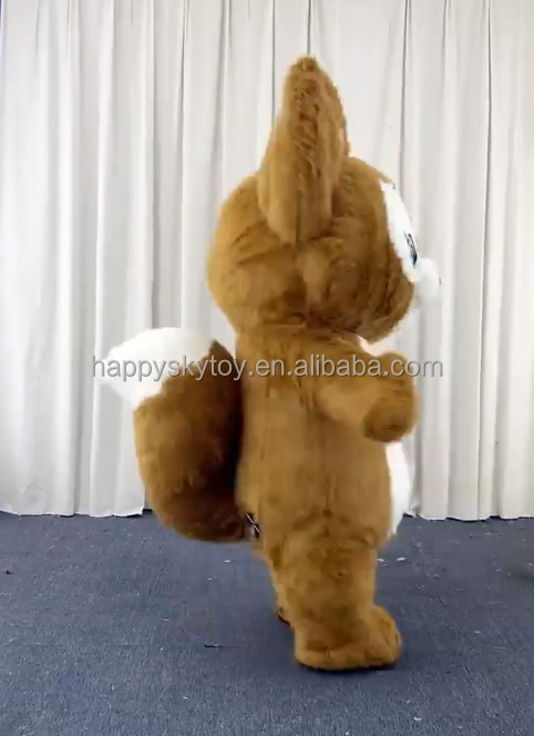 Playful 2.6m LinaBell Fox Mascot Costumes in Hot Selling for Cosplay Walking Performance and Events Rental