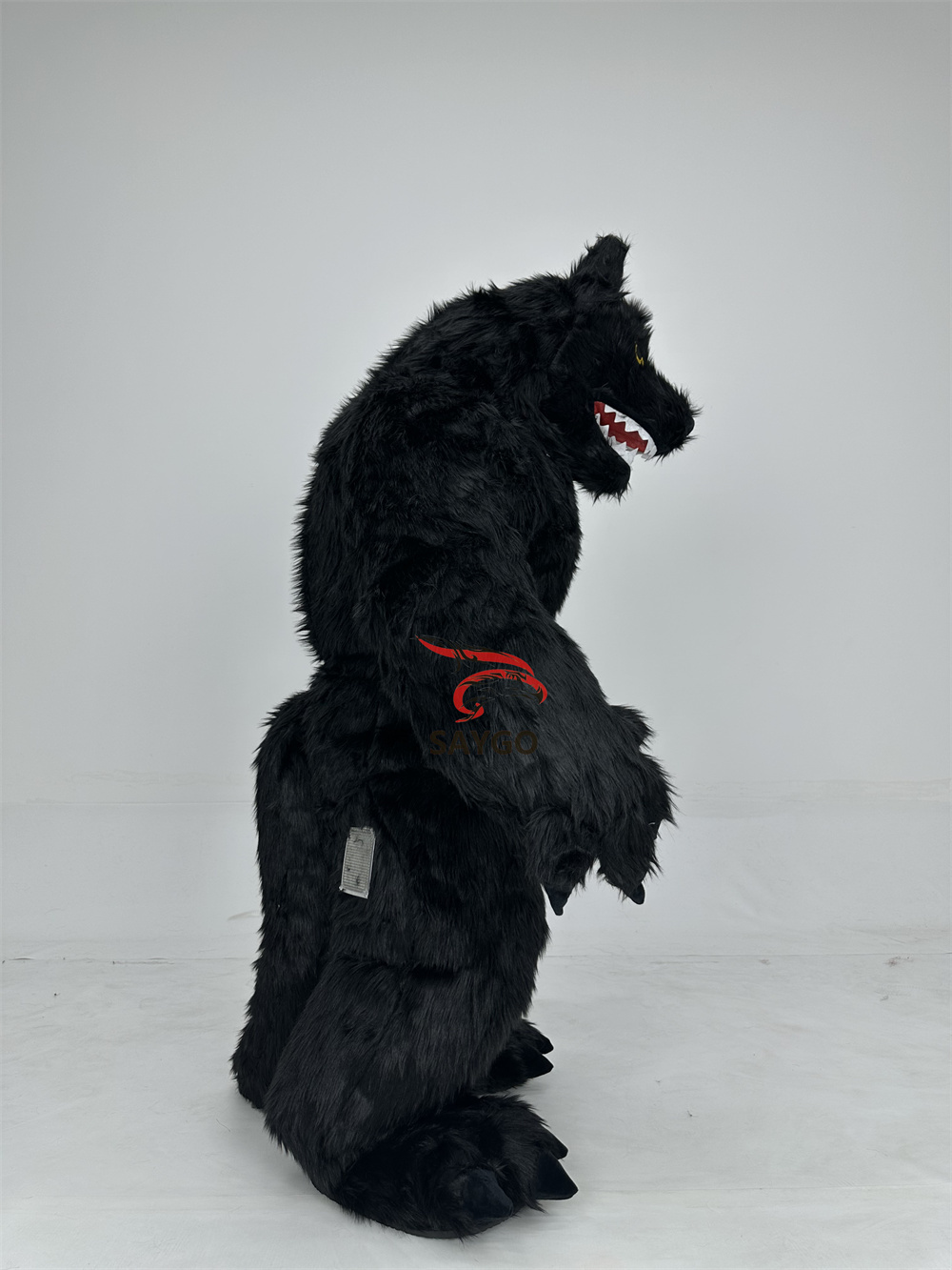 Factory Price Giant White Black Grey Wolf Inflatable Mascot Costume Commercial Walking Adults Party Dress for Event