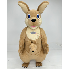 High Quality Giant Inflatable Kangaroo Mascot Costume for Baby Popular Halloween Party Outdoor Advertising Cosplay Durable Years
