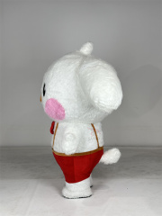 White Adult Dog Mascot Costume Custom Made Inflatable Features for Halloween Event Decorations Cute Toy Turtle Inflatable Mascot