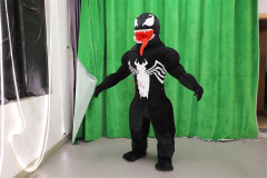 Hot Sale Unisex 2m Halloween Christmas Mascot Suit Inflatable Venom Costume Adult Free Size Thrilling Dress for Cosplay