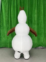 Huge Snowman Olaf Mascot Costume for Adults Inflatable Olaf of Forzens Cartoon Character Costume Mascot