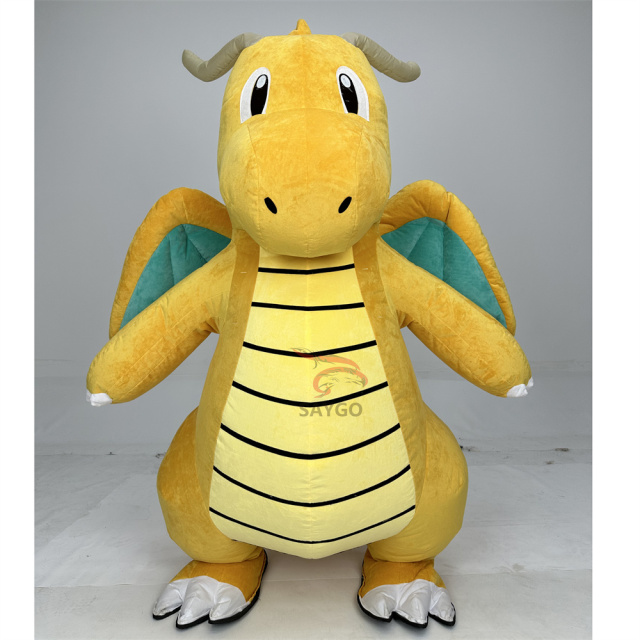 Inflatable Chinese Dragons Costume Mascot for Festival Dress up 2m Dragonite Chinese Mascot Costume