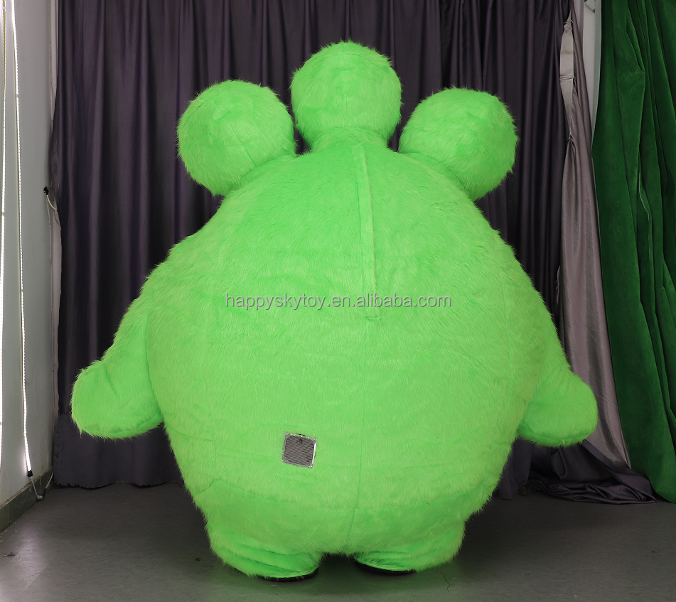 High Quality Purple Green Inc Cookie One-eye Monsters Mike Mascot Costume Christmas Halloween Party  Monster Costumes for Adult