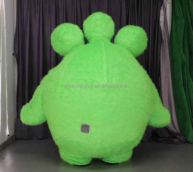 High Quality Purple Green Inc Cookie One-eye Monsters Mike Mascot Costume Christmas Halloween Party  Monster Costumes for Adult