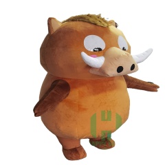 Factory Products Wild Boar Costumes Cosplay Party Dressing 2m Wild Boar Inflatable Mascot Costume
