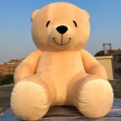 4M Huge Indoor/Outdoor Teddy Bear Inflatable Mascot Air-Filled Garden Decoration for Holiday Parties Cartoon Model