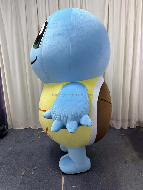 Squirtle Turtle Mascot Costume Cartoon Character Cosplay Turtle Mascot Costume for Adults,Big Mascot,Turtle Inflatable Mascot Costume Cartoon Character Cosplay Turtle Mascot Costume for Adults