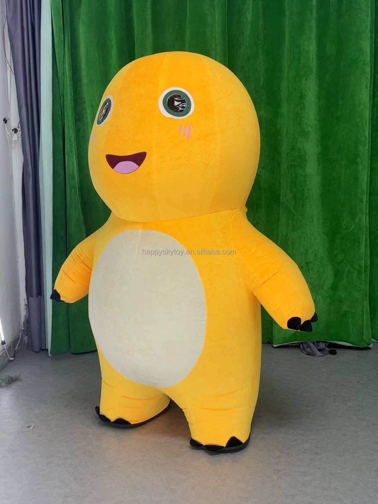 Expansive Milk Baby Dragon Plush Mascot Costume CE 2.6M Blow up Dinosaur Cosplay Suit Cloth Inflatable for Walking