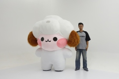 White Sheep Inflatable Costume Adult Unisex White Sheep Mascot for Easter/Halloween,Big Mascot,Happy Sky Inflatable Sheep Costume Adult Unisex White Sheep Mascot for Easter/Halloween