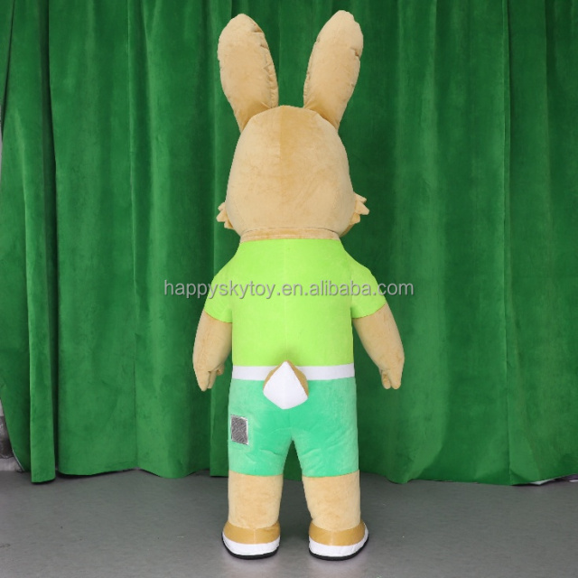 Fluffy Mascot Bunny 2m Inflatable Clothing Suits for Adults Easter Bunny Mascot Costumes Hot Selling