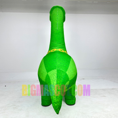 Happy Inflatable Dinosaur Mascot Costume Adult for Event Christmas Party Mascot Cosplay Dragon Costume Halloween Mascot