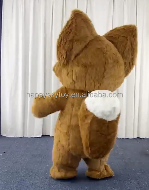 Playful 2.6m LinaBell Fox Mascot Costumes in Hot Selling for Cosplay Walking Performance and Events Rental
