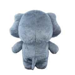 Unisex Gray Elephant Mascot Costume Plush Fur Inflatable for Adults on Sale