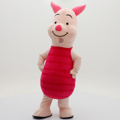 Excellent Product Popular Party Dress Cute Animal Inflatable Plush Pig Mascot Costume Custom Inflatable Giant Mascot Costume