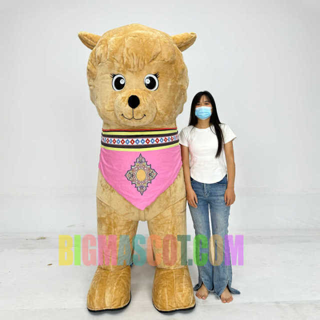 Factory Good Price Customized Party Dress Alpaca Animal Inflatable Mascot Costume
