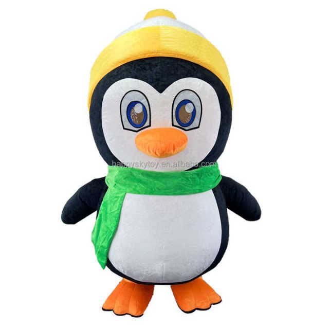 Walking Inflatable Penguin Plush Costume Inflatable Mascot Costume
