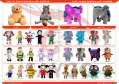 2m/2.6m/3m Adult Inflatable Masha Bear Mascot Costume Wearable Walking Cartoon Costumes for Stage Performance,Big Mascot,2m/2.6m/3m Adult Inflatable Bear Mascot Costume Wearable Walking Cartoon Costumes for Stage Performance