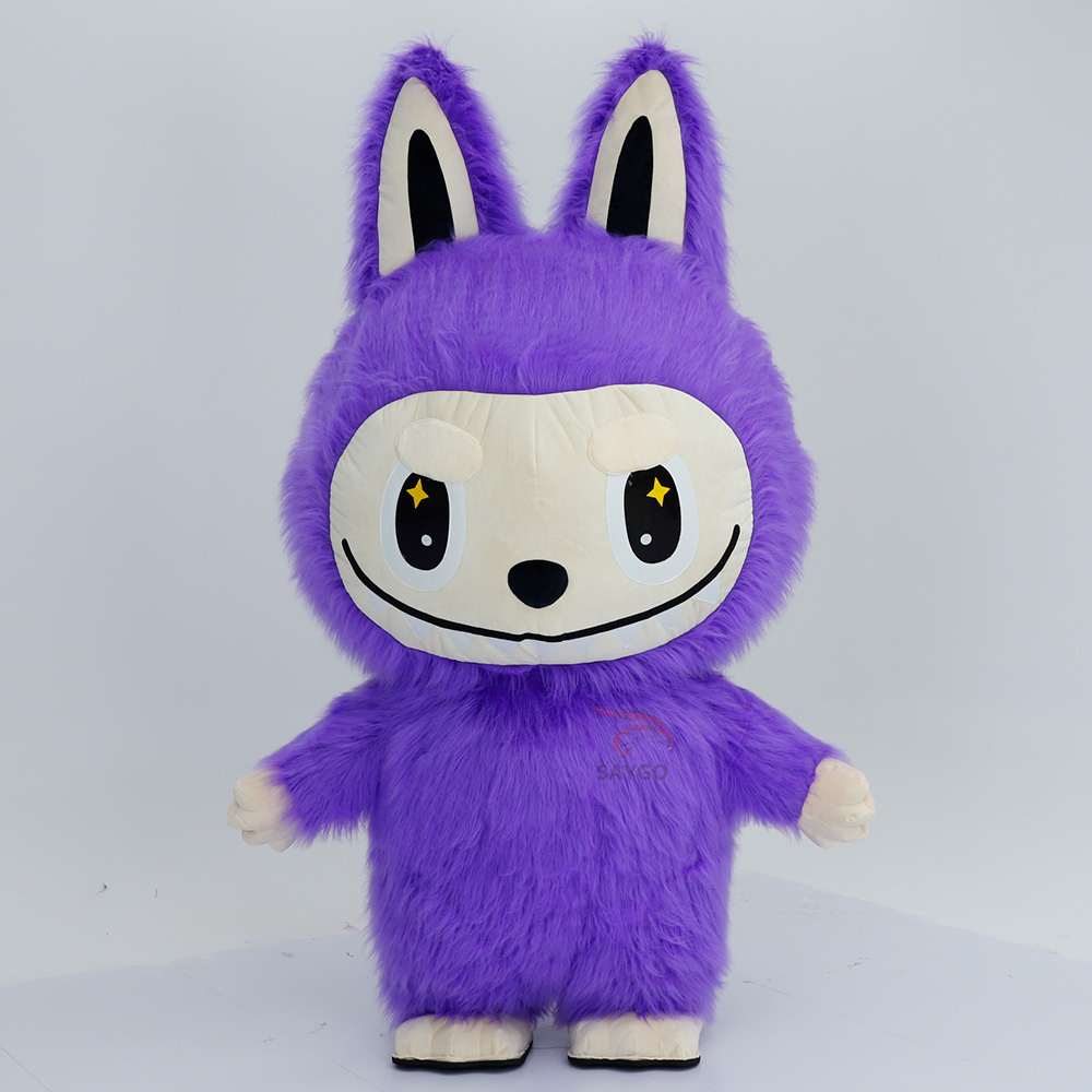 Labubu Inflatable Mascot Costume,Big Mascot,Labubu Inflatable Mascot Costume