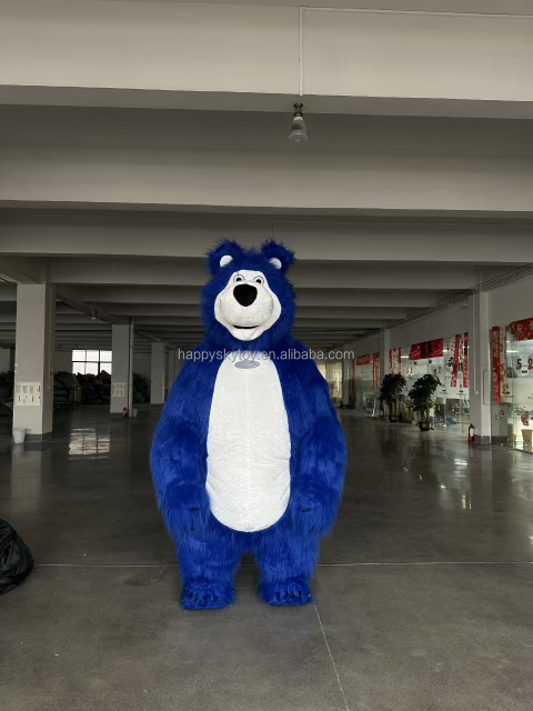 Animal White Masha Bear Movie Mascot Customized Many Colors Christmas Inflatable Animal Mascot Costume,Big Mascot,Animal White Bear Movie Mascot Customized Many Colors Christmas Inflatable Animal Mascot Costume