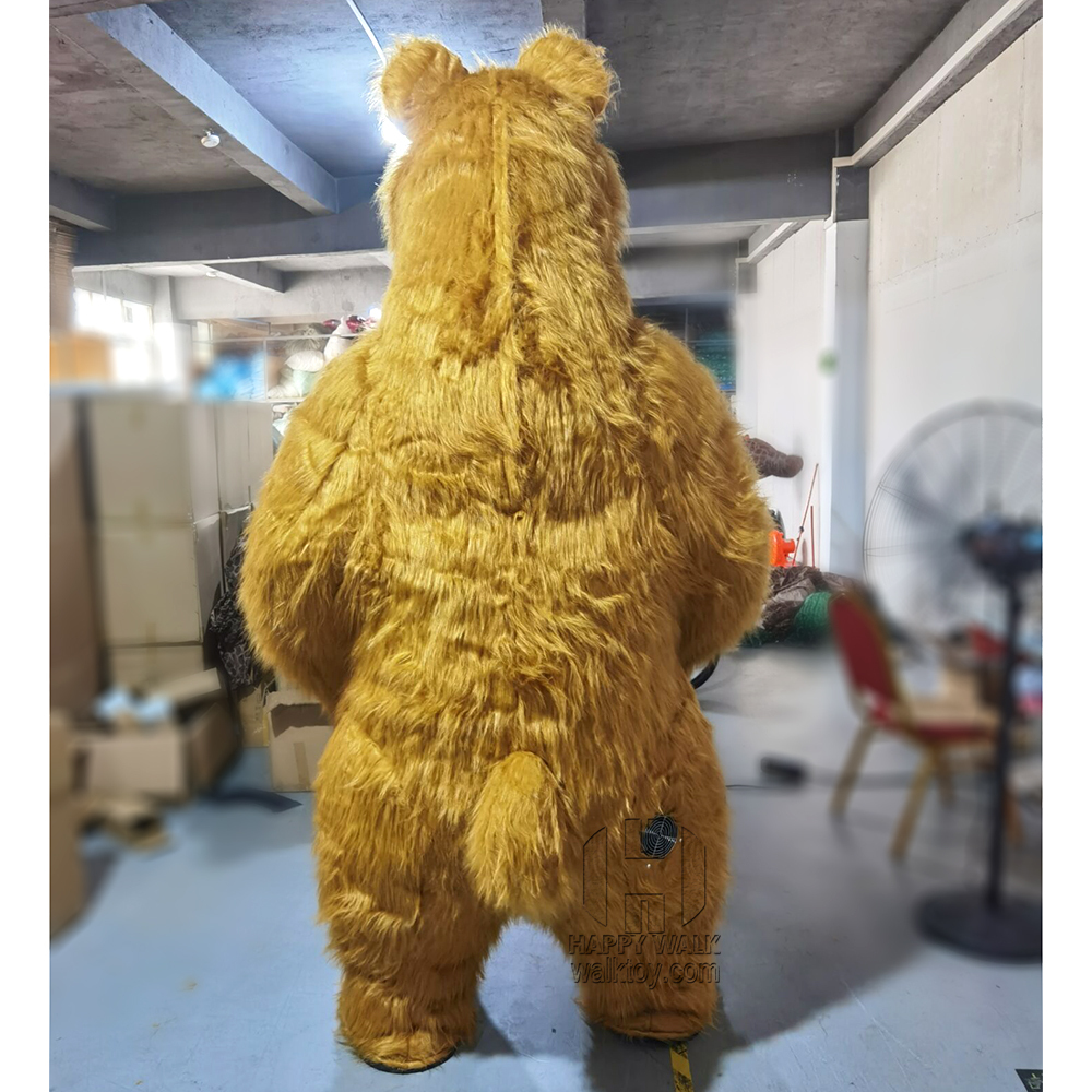 Hot Sale Customizable 2m2.6m3m Adult Mascot Masha Bear Inflatable Cosplay  Costume for Halloween Party Entertainment,Big Mascot,Hot Sale Customizable 2m2.6m3m Adult Mascot Bear Inflatable Cosplay  Costume for Halloween Party Entertainment