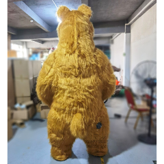 Hot Sale Customizable 2m2.6m3m Adult Mascot Masha Bear Inflatable Cosplay  Costume for Halloween Party Entertainment,Big Mascot,Hot Sale Customizable 2m2.6m3m Adult Mascot Bear Inflatable Cosplay  Costume for Halloween Party Entertainment