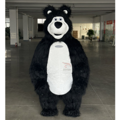 Masha Bear Inflatable Plush Mascot Clothing New Fashion Design for Celebration Party black bear mascot costume,Big Mascot,Customized Inflatable Plush Mascot Clothing New Fashion Design for Celebration Party black bear mascot costume