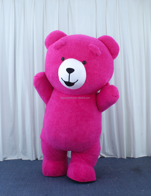 Best Seller Children Size 1.5m Inflatable Green pink Blue Boswer Teddy Bear Costume Cosplay Mascot Costume for Party for Sale,Big Mascot,Best Seller Children Size 1.5m Inflatable Green pink Blue Boswer Teddy Bear Costume Cosplay Mascot Costume for Party for Sale