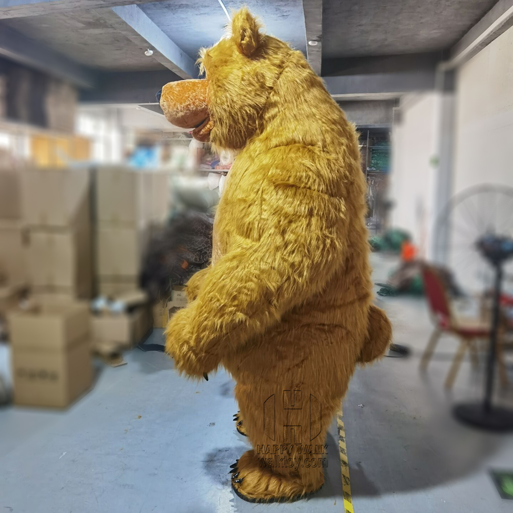 Hot Sale Customizable 2m2.6m3m Adult Mascot Masha Bear Inflatable Cosplay  Costume for Halloween Party Entertainment,Big Mascot,Hot Sale Customizable 2m2.6m3m Adult Mascot Bear Inflatable Cosplay  Costume for Halloween Party Entertainment
