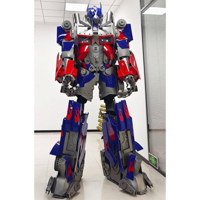 Stage Performance Suit Factory Custom High Quality Soft Robot Optimus Prime Mascot Costume Character 3D Design Cartoon Clothing,Big Mascot,Stage Performance Suit Factory Custom High Quality Soft Robot Optimus Prime Mascot Costume Character 3D Design Cartoon Clothing