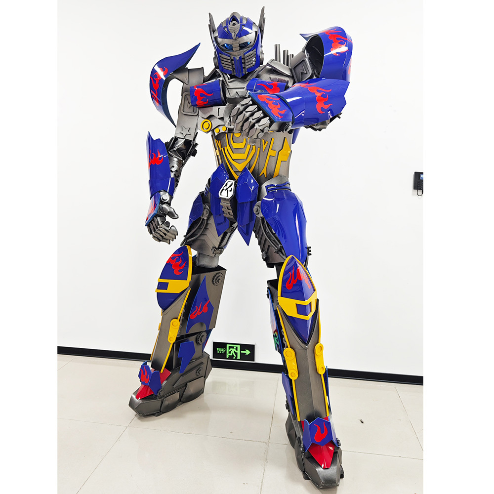 Stage Performance Suit Factory Custom High Quality Soft Robot Optimus Prime Mascot Costume Character 3D Design Cartoon Clothing,Big Mascot,Stage Performance Suit Factory Custom High Quality Soft Robot Optimus Prime Mascot Costume Character 3D Design Cartoon Clothing