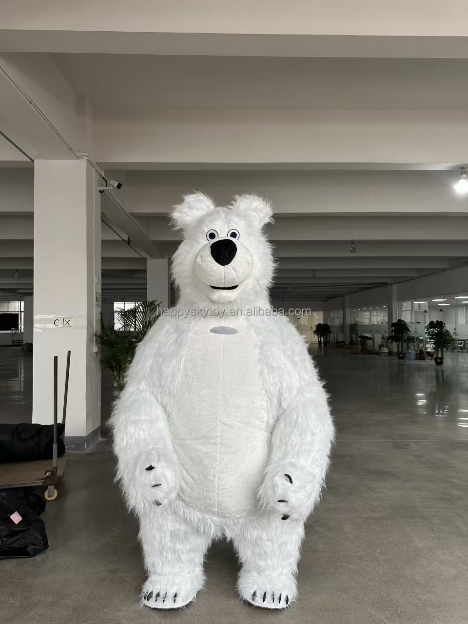 Animal White Masha Bear Movie Mascot Customized Many Colors Christmas Inflatable Animal Mascot Costume,Big Mascot,Animal White Bear Movie Mascot Customized Many Colors Christmas Inflatable Animal Mascot Costume