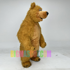 2m/2.6m/3m Adult Inflatable Masha Bear Mascot Costume Wearable Walking Cartoon Costumes for Stage Performance,Big Mascot,2m/2.6m/3m Adult Inflatable Bear Mascot Costume Wearable Walking Cartoon Costumes for Stage Performance