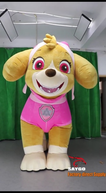 Skye Paw Patrol Dog Anime Party Adult Dress Blow up Popular Cartoon Character Inflatable Mascot Costume,Big Mascot,Skye Paw Patrol Dog Anime Party Adult Dress Blow up Popular Cartoon Character Inflatable Mascot Costume