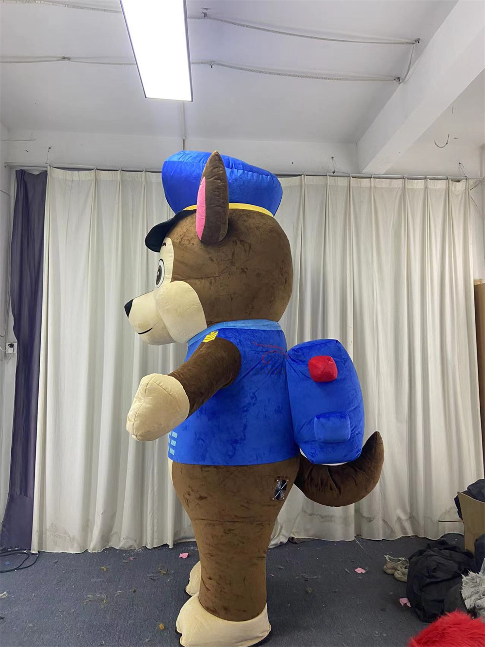 Up Right Chase Paw Patrol Dog Anime Party Adult Dress Blow up Popular Cartoon Character Inflatable Mascot Costume,Big Mascot,Up Right Chase Paw Patrol Dog Anime Party Adult Dress Blow up Popular Cartoon Character Inflatable Mascot Costume