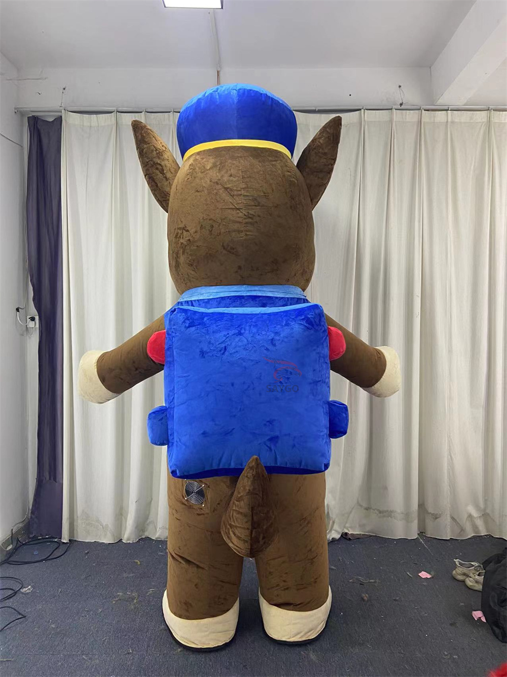 Up Right Chase Paw Patrol Dog Anime Party Adult Dress Blow up Popular Cartoon Character Inflatable Mascot Costume,Big Mascot,Up Right Chase Paw Patrol Dog Anime Party Adult Dress Blow up Popular Cartoon Character Inflatable Mascot Costume