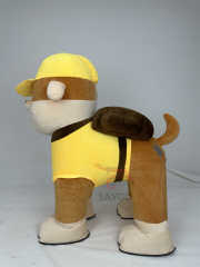 RUBBLE Paw Patrol Dog Anime Party Adult Dress Blow up Popular Cartoon Character Inflatable Mascot Costume,Big Mascot,RUBBLE Paw Patrol Dog Anime Party Adult Dress Blow up Popular Cartoon Character Inflatable Mascot Costume
