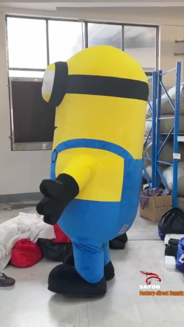 Minions Anime Party Adult Dress Blow up Popular Cartoon Character Inflatable Mascot Costume,Big Mascot,Minions Anime Party Adult Dress Blow up Popular Cartoon Character Inflatable Mascot Costume