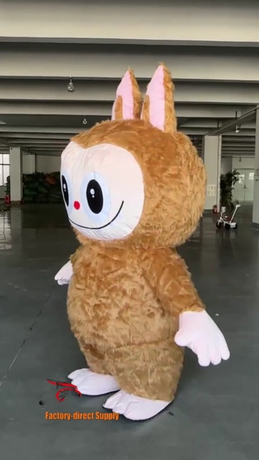 Pop Mart Labubu Anime Party Adult Dress Blow up Popular Cartoon Character Inflatable Mascot Costume,Big Mascot,Pop Mart Labubu Anime Party Adult Dress Blow up Popular Cartoon Character Inflatable Mascot Costume