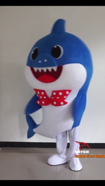 Baby Shark Mascot Costume Party Show Giant Plush Inflatable Adult Party Event Mascot Cartoon Fancy Dress Character Costume,Big Mascot,Baby Shark Mascot Costume Party Show Giant Plush Inflatable Adult Party Event Mascot Cartoon Fancy Dress Character Costume