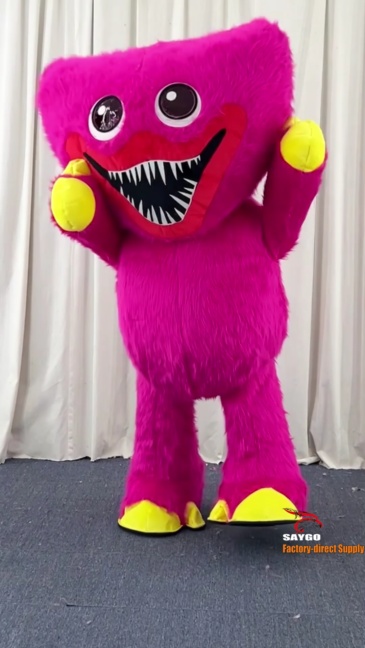 Huggy Wuggy Poppy Playtime Mascot Costume Party Show Giant Plush Inflatable Adult Party Event Mascot Cartoon Fancy Dress Character Costume,Big Mascot,Huggy Wuggy Poppy Playtime Mascot Costume Party Show Giant Plush Inflatable Adult Party Event Mascot Cartoon Fancy Dress Character Costume