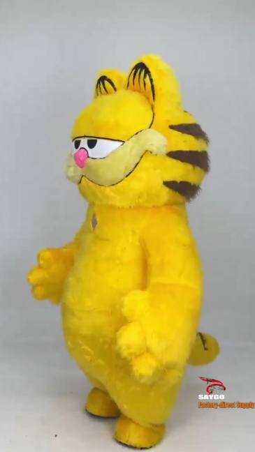 Garfield Cat Mascot Costume Party Show Giant Plush Inflatable Adult Party Event Mascot Cartoon Character Costume,Big Mascot,Garfield Cat Mascot Costume Party Show Giant Plush Inflatable Adult Party Event Mascot Cartoon Character Costume