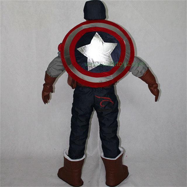 Marvel Captain America Mascot Costume Anime Party Adult Dress Blow up Popular Cartoon Character Inflatable Mascot Costume,Big Mascot,Marvel Captain America Mascot Costume Anime Party Adult Dress Blow up Popular Cartoon Character Inflatable Mascot Costume