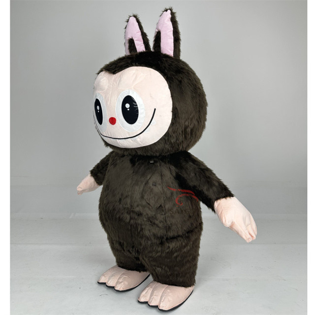Pop Mart Labubu Anime Party Adult Dress Blow up Popular Cartoon Character Inflatable Mascot Costume,Big Mascot,Pop Mart Labubu Anime Party Adult Dress Blow up Popular Cartoon Character Inflatable Mascot Costume
