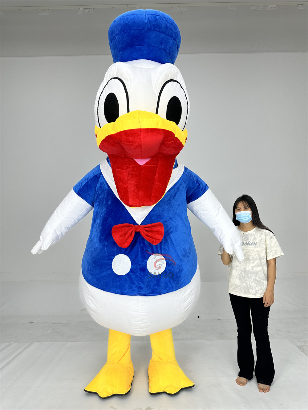 Donald Duck Mascot Costume Anime Party Adult Dress Blow up Popular Cartoon Character Inflatable Mascot Costume,Big Mascot,Donald Duck Daisy Mascot Costume Anime Party Adult Dress Blow up Popular Cartoon Character Inflatable Mascot Costume