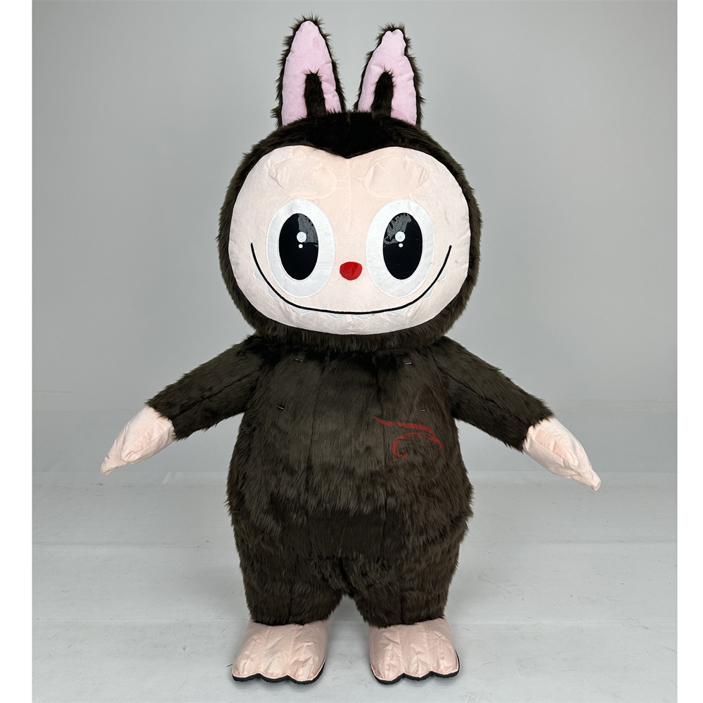 Pop Mart Labubu Anime Party Adult Dress Blow up Popular Cartoon Character Inflatable Mascot Costume,Big Mascot,Pop Mart Labubu Anime Party Adult Dress Blow up Popular Cartoon Character Inflatable Mascot Costume
