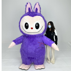 Pop Mart Labubu Anime Party Adult Dress Blow up Popular Cartoon Character Inflatable Mascot Costume,Big Mascot,Pop Mart Labubu Anime Party Adult Dress Blow up Popular Cartoon Character Inflatable Mascot Costume