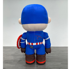 A-Marvel Captain America Mascot Costume Anime Party Adult Dress Blow up Popular Cartoon Character Inflatable Mascot Costume,Big Mascot,A-Marvel Captain America Mascot Costume Anime Party Adult Dress Blow up Popular Cartoon Character Inflatable Mascot Costume